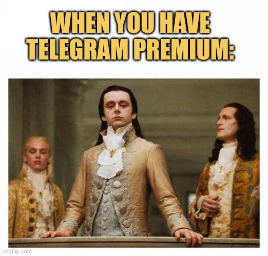When you have telegram premium: