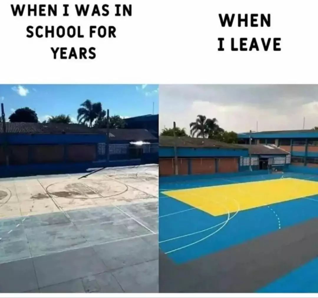 meme And when you decided never to skip school nothing happens