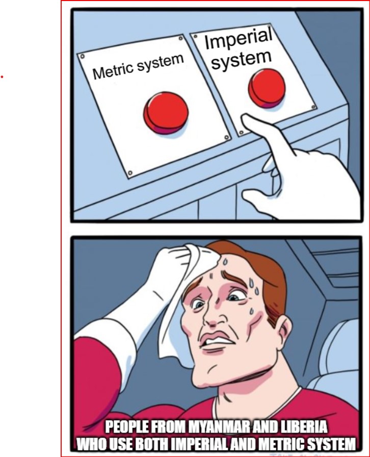 meme Metric vs Imperial Systems