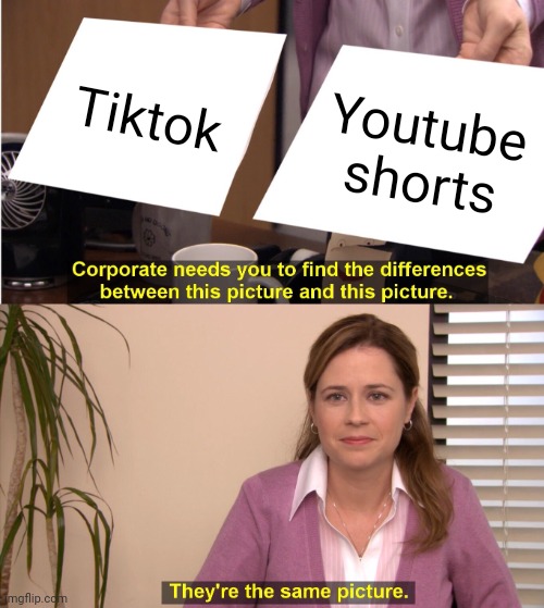 meme Why have tiktok if you have youtube?