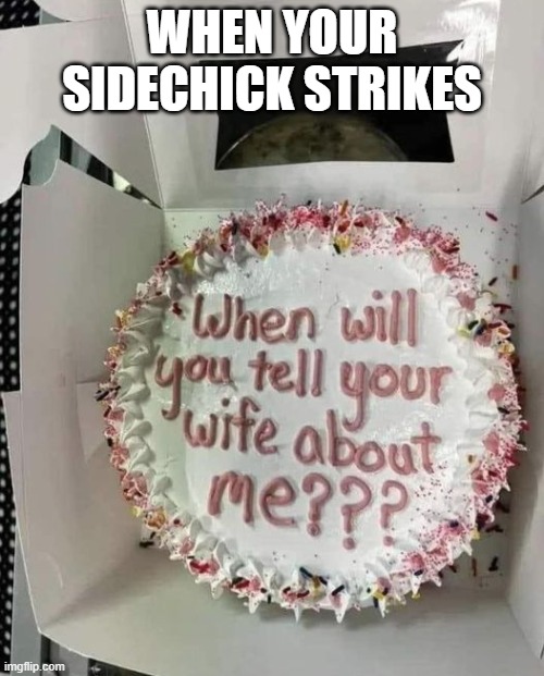 meme Surprise cake gone wrong