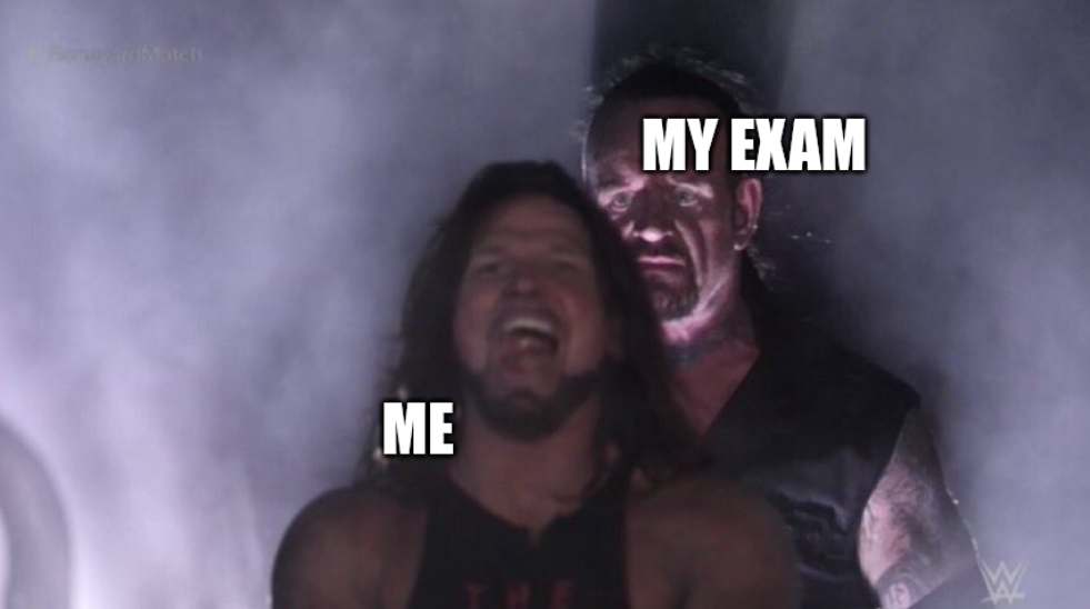 meme My exam preparation 
