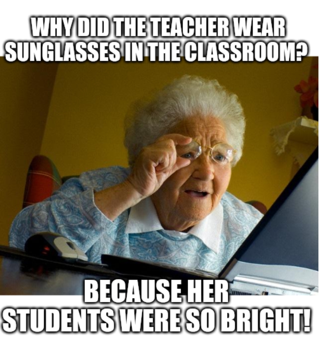 meme Bright student 