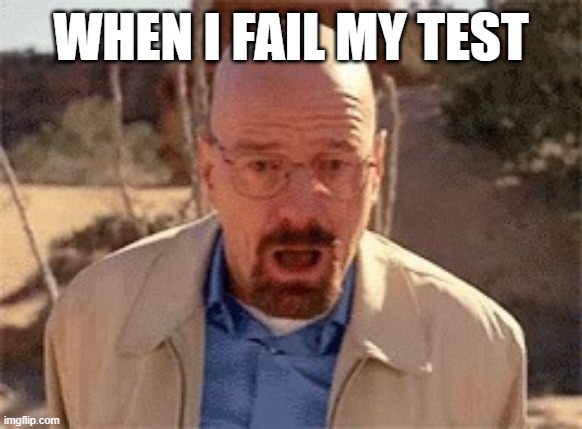 meme When you fail even after studying a lot