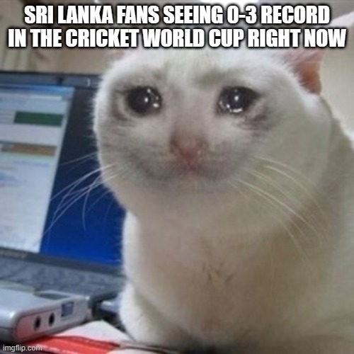 meme Sri Lanka currently last place right now in the table