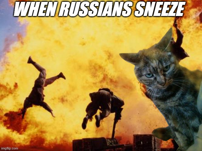 meme when Russians sneeze 