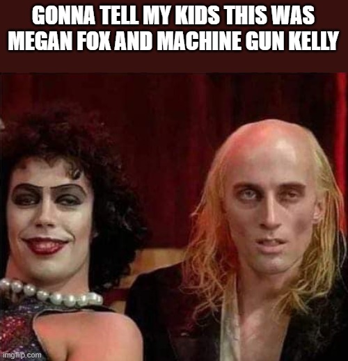 meme Megan Fox and Machine Gun Kelly to me