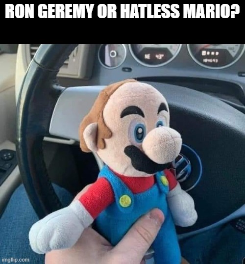 meme Mario without hat 