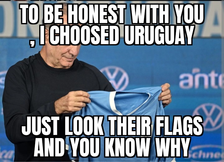 meme Bilsa from Argentina
And between Argentina and Uruguay no remarkable differences