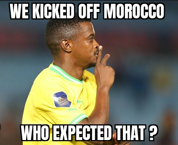 meme Mokoena made a great performance
He lead his team to beat Morocco in CAN 