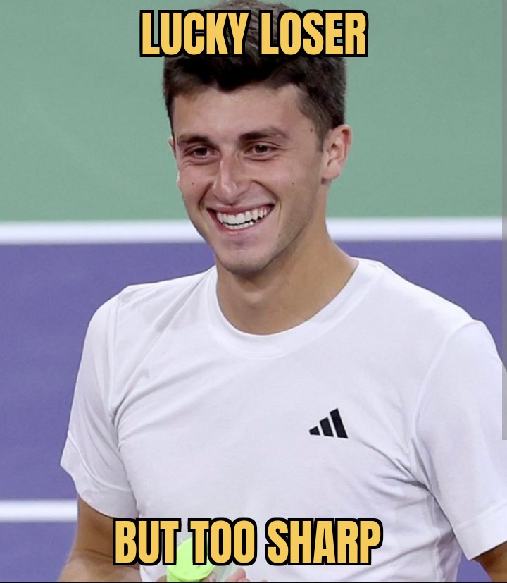 meme  Luka Nardi shoked Djokovic at California
