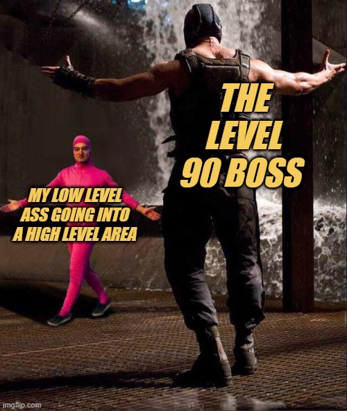 meme Going to defeat the boss 