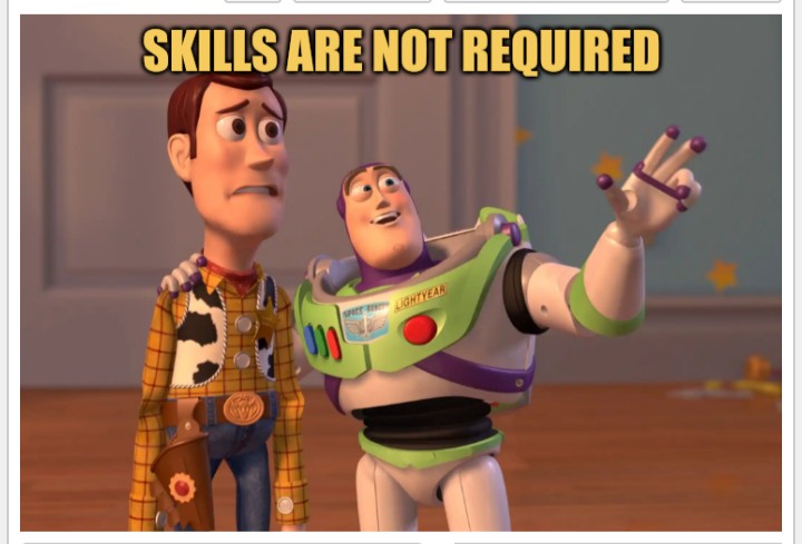 meme Your skill is wirthless