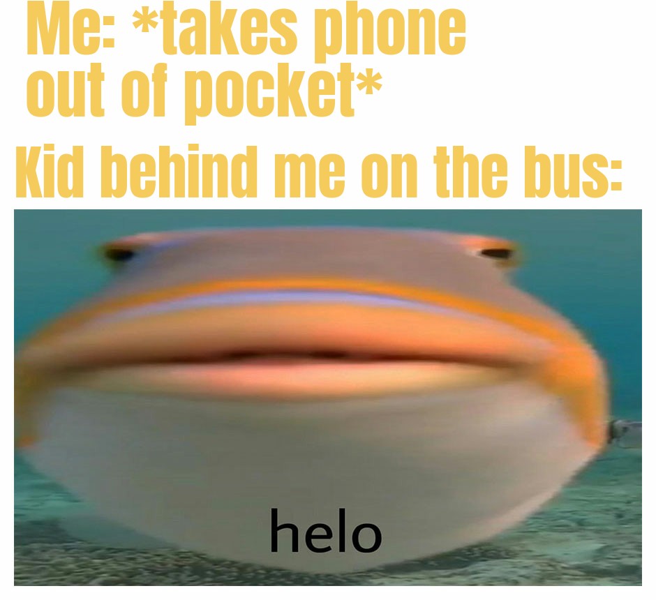 meme Helo Fish