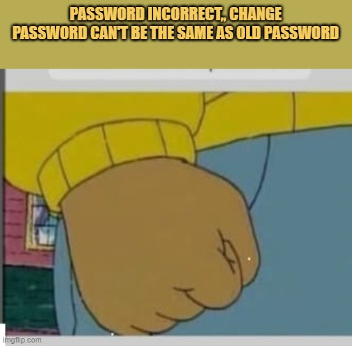 meme Your password is weak