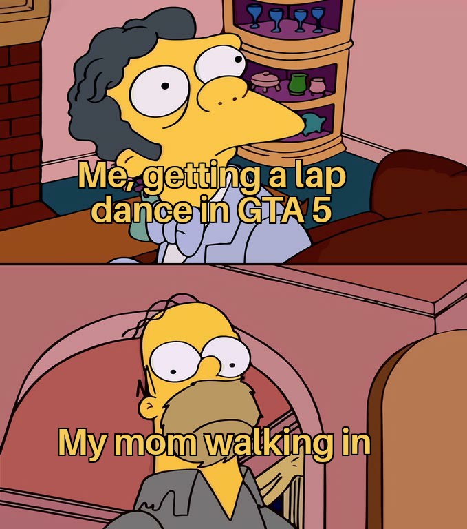 meme Homer Staring At Moe