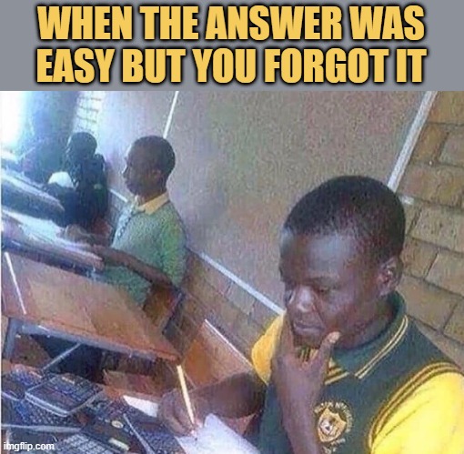 meme Exam time 