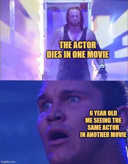 THE ACTOR DIES IN ONE MOVIE