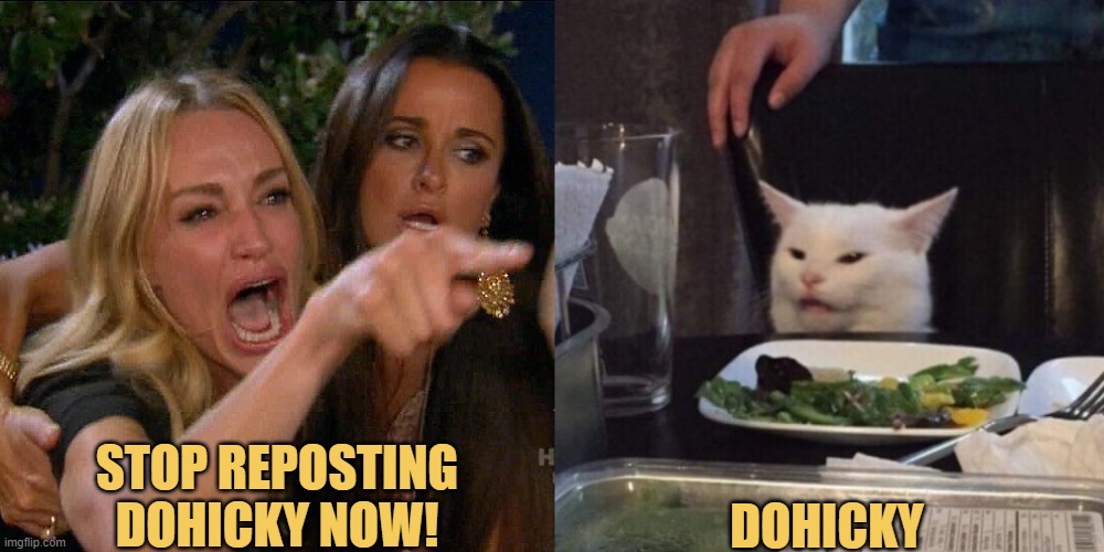 meme STOP REPOSTING DOHICKY NOW!