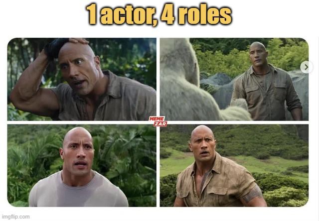 meme The Rock can do whatever role he puts his mind to 🙏🤞