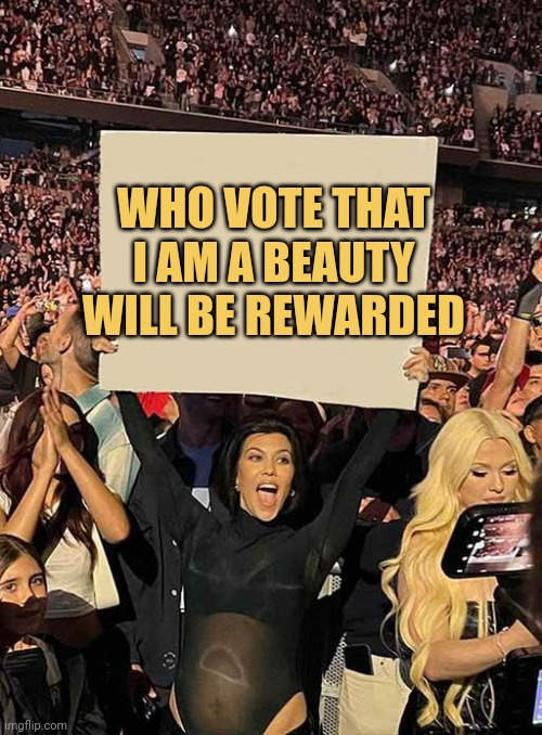 meme Who will vote her?
