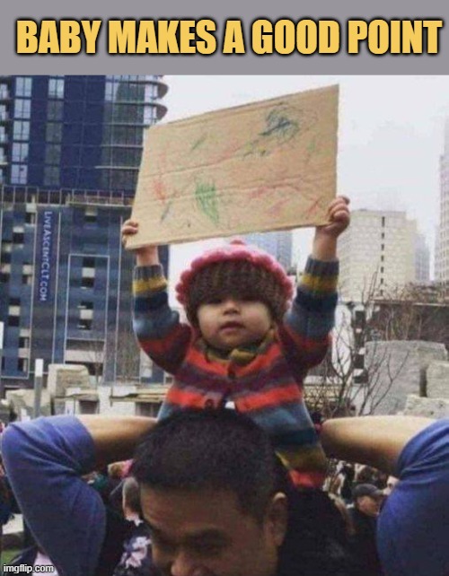 meme Protesting baby 