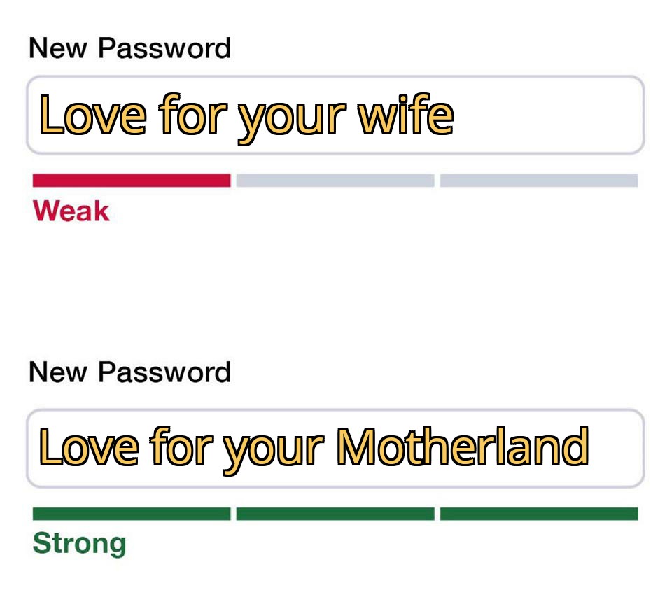 meme Weak vs Strong Password