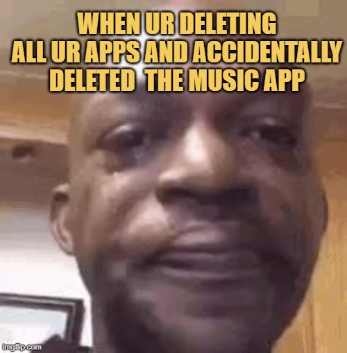 please not the music app