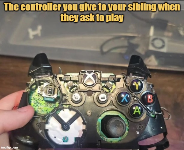 meme The lucky controller