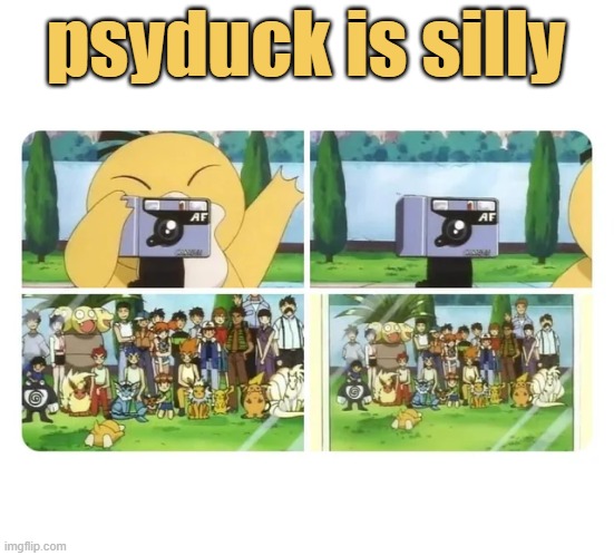 meme silly psyduck