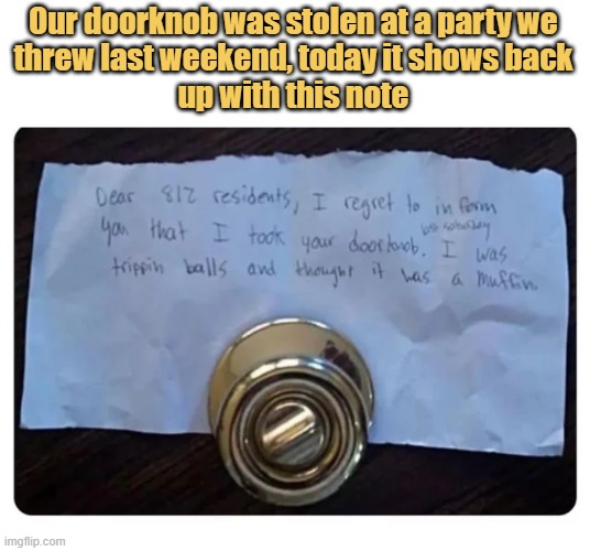 meme Th untold story of our doorknob