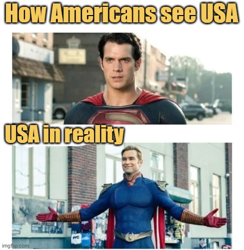 meme it's funny americans actually believe that USA is the good side in every war
