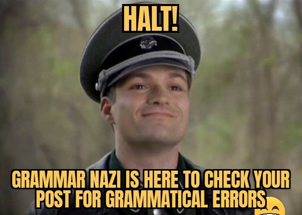 meme Grammar Nazi