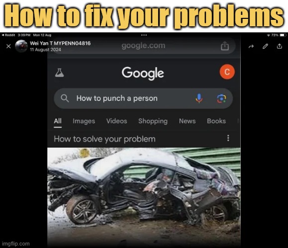 meme How to fix your problems