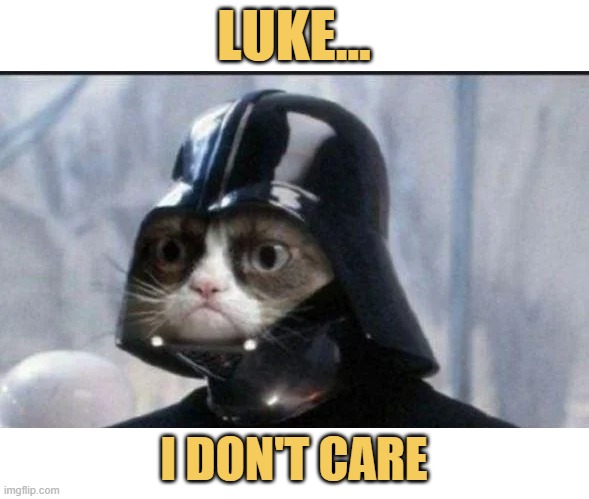 meme Cat Vader is too cute