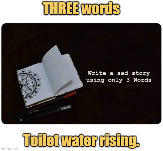 meme Toilet water rising