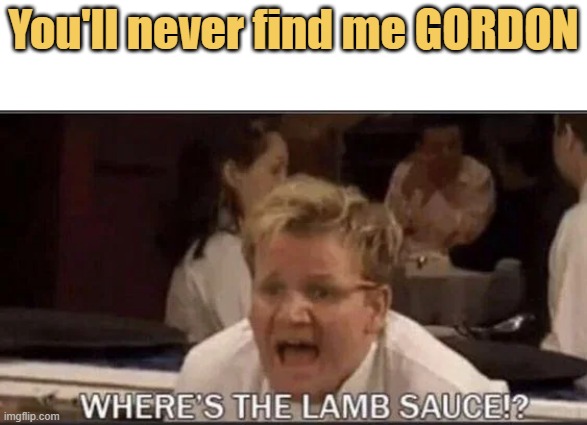 meme we found him GORDON