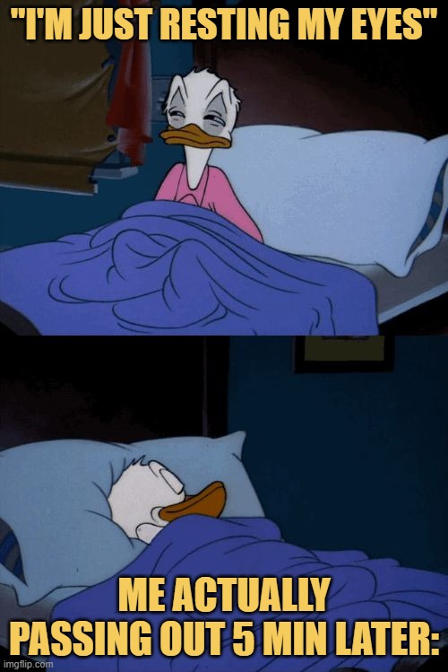 meme Sleep routine 