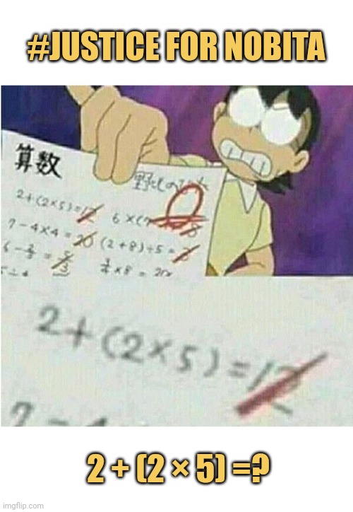 meme We want justice for nobita!!! :)