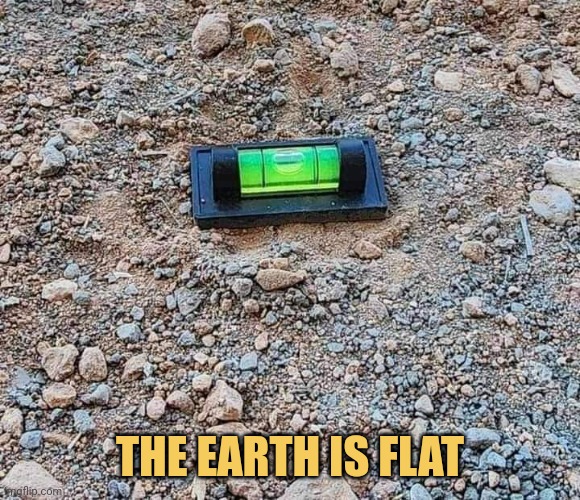 meme The earth is flat