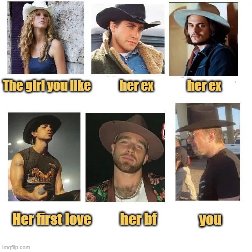 meme The girl you like (cowboy Elon edition)