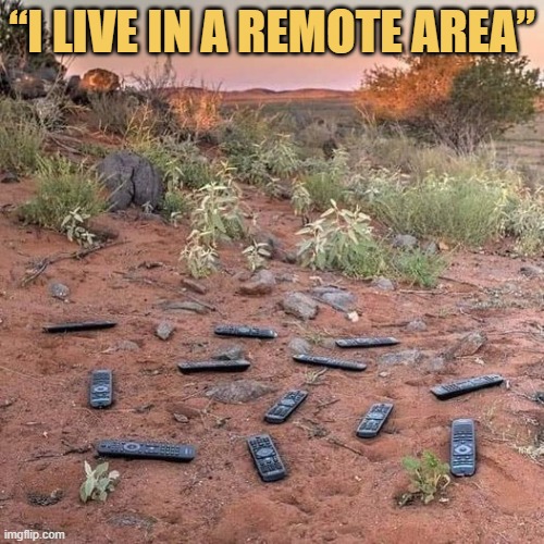 The remote area 