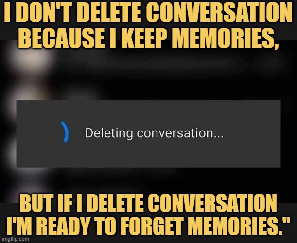 Deleting convos 