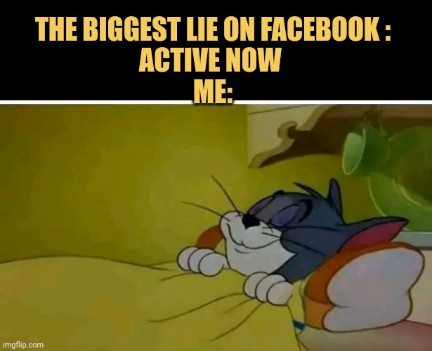 the biggest lie on Facebook :