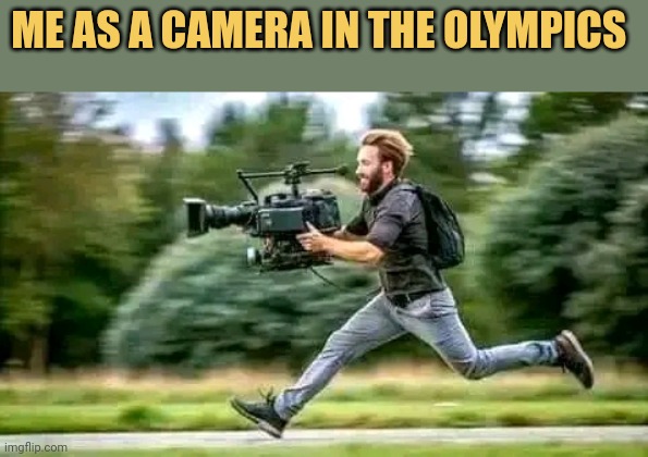 Me as a camera man at the Olympics 