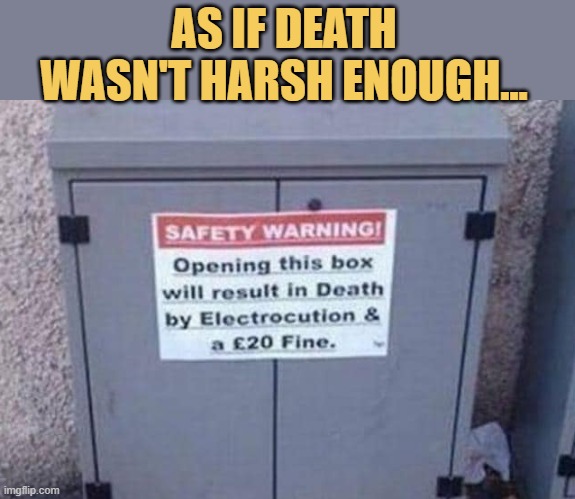 PicturePunches: Meme: SAFETY WARNING!